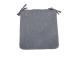 Tuolinpäällinen SIMPLE GREY 39x39x2,5cm, 100% polyesteri, kangas 757