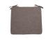 Tuolinpäällinen SIMPLE BROWN 38x43x2,5cm, ruskea, 100% polyesteri