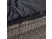 Tyynynpäällinen WICKER 122x52xH62cm, tummanruskea