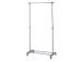 Stange FRANK kenkäteline pyörillä 83x43xH93,5-168cm, väri: hopea-kromi