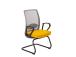 Asiakastuoli ANGGUN, keltainen/harmaa