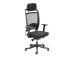 Työtuoli FULKRUM 70x70xH114-129cm, musta