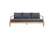 Sohva MALDIVE 3-istuttava 210x89xH86cm, tiikki
