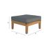 Tumba MALDIVE 65x65xH27cm, tiikpuu
