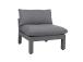 Välisohvamoduuli FLUFFY, harmaa