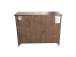 Lipasto JAMES 120x46xH91cm, maalaismainen tammi