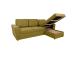 Kulmasohva INGMAR 242x168/92xH92cm, syksyn keltainen