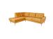 Kulmasohva HEIVI VN 250x200/90xH90cm, keltainen sametti