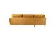 Kulmasohva HEIVI VN 250x200/90xH90cm, keltainen sametti