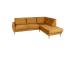 Kulmasohva HEIVI PN 250x200/90xH90cm, keltainen sametti