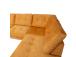 Kulmasohva HEIVI PN 250x200/90xH90cm, keltainen sametti