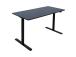 Pöytä ERGO LIGHT 1 moottorilla 120x60xH72,5-117,5cm, musta