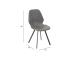 Tuoli HELENA 46,5x53xH87cm, harmaa