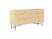 Lipasto BASSEL 120x40xH80cm, 3D melamiini