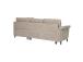 Kulmasohva LINDY PN 242x93/197xH94cm, vaaleanruskea