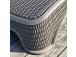 Lepotuoli NEWPORT harmaa-beige muovia