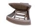 Lepotuoli NEWPORT harmaa-beige muovia