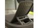 Lepotuoli NEWPORT harmaa-beige muovia