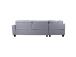 Kulmasohva HELSINKI VN 268x158/83xH88cm, vaaleanharmaa