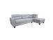 Kulmasohva HELSINKI PN 268x83/158xH88cm, vaaleanharmaa väri