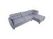 Kulmasohva HELSINKI PN 268x83/158xH88cm, vaaleanharmaa väri