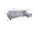 Kulmasohva HELSINKI PN 268x83/158xH88cm, vaaleanharmaa väri