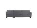 Kulmasohva HELSINKI PN 268x83/158xH88cm, tummanharmaa