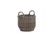 WICKER kori kahvoilla D34xK34cm, harmaa