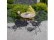 Tuoli MOSAIC 40x51xH90cm, musta metalli