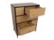 Lipasto HEDVIG 70x40xH95cm, saari/musta