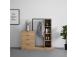 Eteisen kalusteet NOVA 145x40xH137cm, tammi/musta