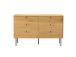 Lipasto LINE 120x40xH75cm, melamiini tammenkuorella