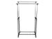Stange FRY 83x43xH93,5-168cm, musta/kromi