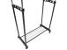 Stange FRY 83x43xH93,5-168cm, musta/kromi