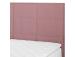 Mannermainen sänky LEVI 120x200cm, patjalla, pinkki, 123x210xH114,5cm