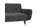 Vuodesohva FALUN 214x83xH82cm, harmaa sametti