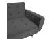 Vuodesohva FALUN 214x83xH82cm, harmaa sametti