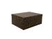 Pahvilaatikko DIANA-4 kannella 31x23xH14cm, musta, kultaiset täplät