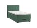 Mannermainen sänky JEEP 90x200cm, vihreä