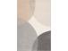 Matto DIXIE CARVED-2, 100x150cm, harmaa/beige