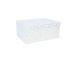 Pahvilaatikko DIANA-5 kannella 29x22xH12,5cm, valkoinen, kultaiset täplät