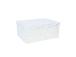 Pahvilaatikko DIANA-6 kannella 27x20xK12cm, valkoinen, kultaiset täplät