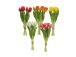 Tekokukka FLOWERLY H30cm 5 tulppaania, sekoitus, mix