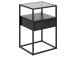 Yöpöytäkaappi RANDOLF 40x35xH60cm, harmaa