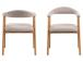 Tuoli ADDI kahvoilla, beige, 56x54xH75,5cm, solkikangas, solkikangas