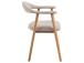 Tuoli ADDI kahvoilla, beige, 56x54xH75,5cm, solkikangas, solkikangas