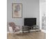 TV-pöytä SEAFORD 120x33xH46cm, 3 hyllyä, tammi 3