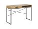 Työpöytä SEAFORD 110x45xH75cm, tammi, metalli