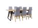 Ruokapöydän setti LISBON ja 6 tuolia