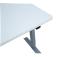 Säädettävä pöytä ERGO 1 moottorilla 140x70xH71-121cm, valkoinen, melamiinilevy